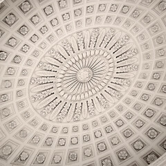 Painting of the ceiling of the palace. Graphic concept for creating aristocratic postcards, posters, invitations