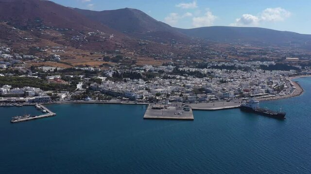 Paroikia port in Paros island