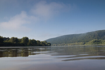 morning fog by the river