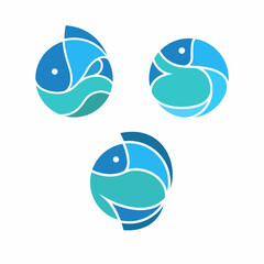 Fish Logo Icon Symbol