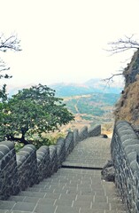 Obraz premium 18th century Lohagad Fort pune ,Maharashtra India