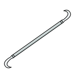 Dental equipment tools vector illustration simple. dentist things with white background