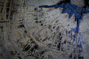 Cracked wood board background.