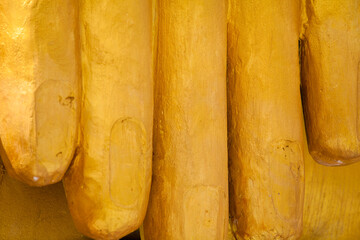 golden cement texture background.