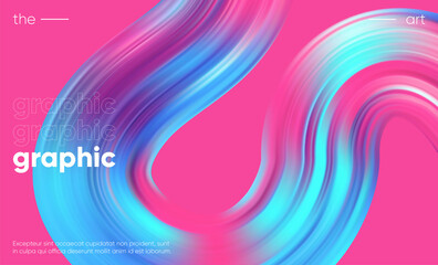 Abstract colourful ribbon. Vector illustration.