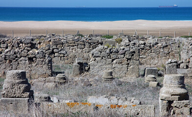 The archaeological site of the Roman Cotta city in northern Morocco