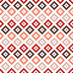 Pink  and red kilim seamless pattern