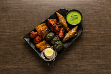 kebab on a plate