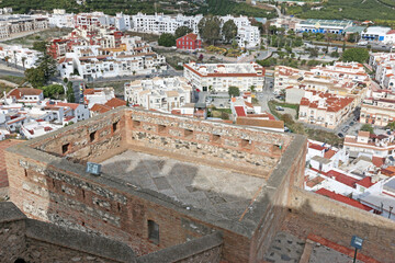 Fototapeta na wymiar Salobrena Castle and town , Spain 