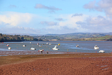 River Teign at low tide	