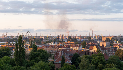 Fototapeta na wymiar Gdansk urban