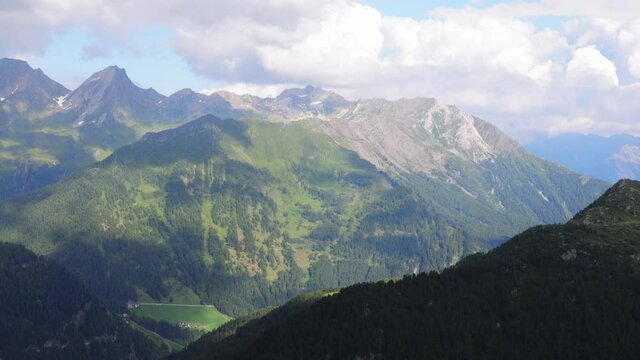 Famous Timmelsjoch High Alpine Road in the Austrian Alps also called Passo Rombo - travel photography