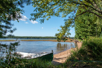 Obraz premium Lake landscape in Finland