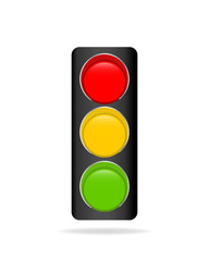 Traffic light vector illustration