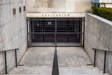 Fotobehang Closed auditorium of City of architecture and heritage in Paris, Fran © Fabien Tisserand/Wirestock