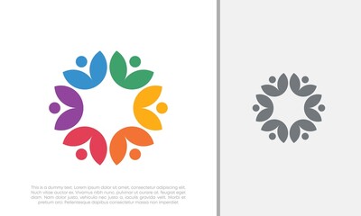 Global Community Logo Icon Elements Template. Community human Logo template vector. Community health care. Abstract Community logo. Social Networking logo designs.