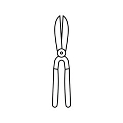 pliers icon. design about pliers sign. vector illustration