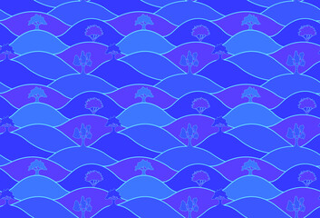 Rolling Hills and Trees
