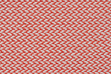 Red fabric wool background