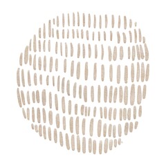 Hand drawing watercolor abstract brown circle brush stroke. Use for poster, print, card, pattern, design, background