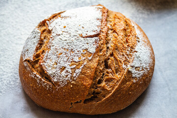 Pão de fermentação natural de spelta