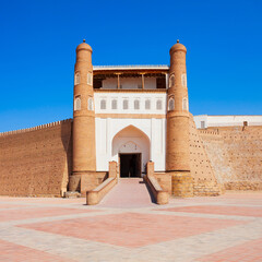 Ark of Bukhara Fortress in Uzbekistan - obrazy, fototapety, plakaty