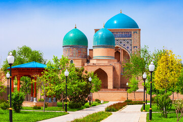 Fototapeta na wymiar Dorut Tilovat Complex in Shahrisabz, Uzbekistan