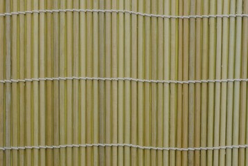 brown yellow natural wood texture from bamboo mat