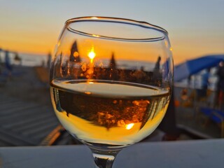 glass of wine