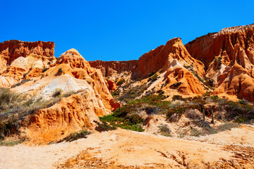 Fototapeta premium Falesia beach in Albufeira, Algarve