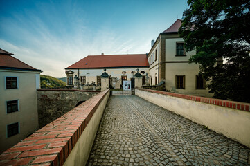 Gothic Church of St. Nicholas, Kostel svateho Mikulase. Historic town Znojmo, South Moravia, Czech...