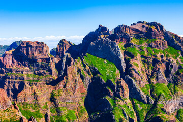 Fototapeta premium Pico Arieiro to Pico Ruivo landscape
