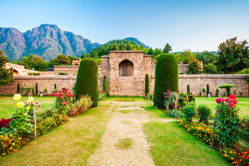 Pari Mahal palace garden in Srinagar