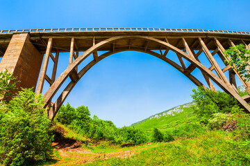 Tara river bridge near Zabljak, Montenegro