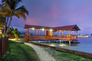 Sunset in Bocas del Toro, Panama