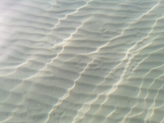 sand and water