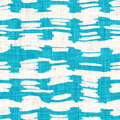 Teal blue wave weathered grunge  texture background. Summer coastal farmhouse living home decor.  Ocean sea swirl material. Worn turquoise dyed beach textile seamless pattern. Cloth fabric effect