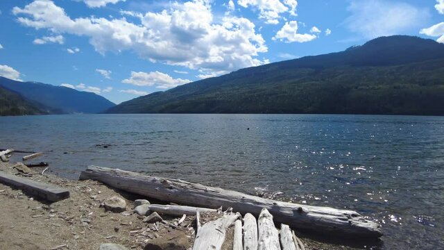Lake Revelstoke is an artificial lake on the Columbia River, British Columbia, Canada. The large reservoir is located north of the town of Revelstoke and south of Mica Creek. 