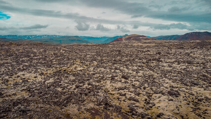 lava, iceland landscape, aerial view, above, rock, adventure, aerial, aerial landscape, background, car, europe, green, highway, iceland, icelandic, journey, mountain, mountains, natural, nature, outd