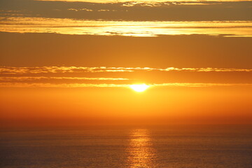 sweet sunny orange sunset photo