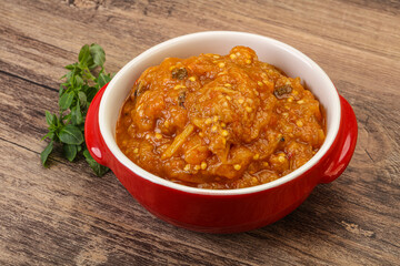 Caucasian cuisine - Mangal salad with vegetables