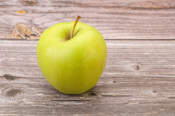 Ripe and sweet green apple