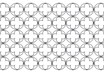 Naklejka premium Clover pattern 