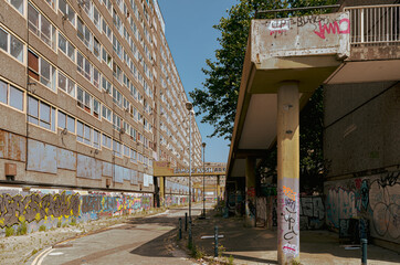 The Heygate Estate.
The Heygate Estate was a large housing estate in Walworth, Southwark, South London
