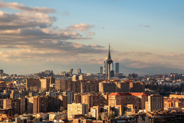 View of Madrid from Vallecas