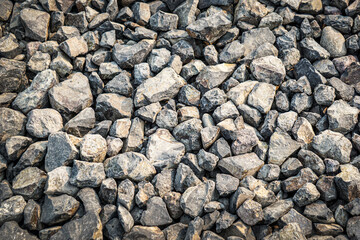Close-up of rocks and gravel
