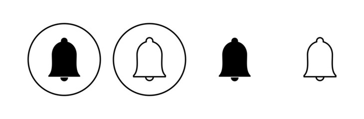 Bell Icon set. Notification icon for your web site design