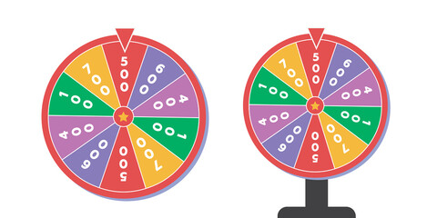 Wheel of fortune vector illustration eps 10
