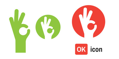 OK vector sign. OK vector illustration