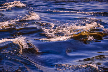 the river in the morning